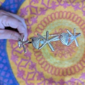 Delicate Gold Mermaid Costume Headband with Pearls